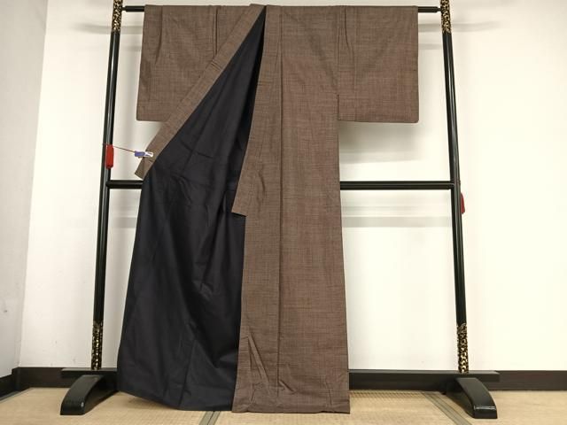 平和屋着物●男性 本場大島紬 アンサンブル 100亀甲 総詰め 正絹 AABA5034np