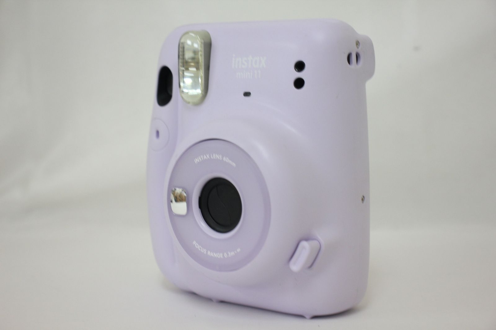 返品保証 フジフィルム Fujifilm instax mini 11 パープル 60mm チェキ e2699