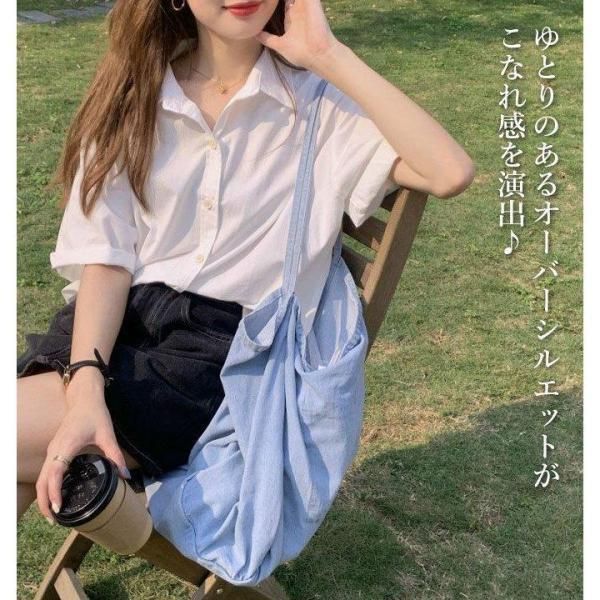 半袖シャツ レディース ブラウス ス 無地 カジュアル 開襟 夏 折り襟 きれいめ ゆったり シンプル 通勤 おしゃれ 韓国風 通気性 ブラウス 半袖 レディース シャツ 半袖シャツ トップス 無地