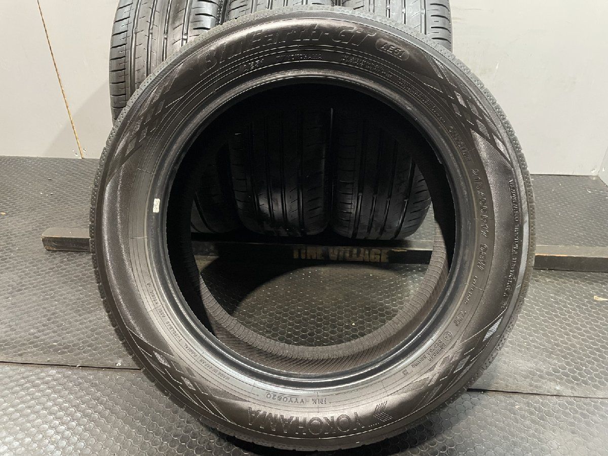 YOKOHAMA BluEarth-GT AE51 215/55R17 17インチ 夏タイヤ 4本 20年製