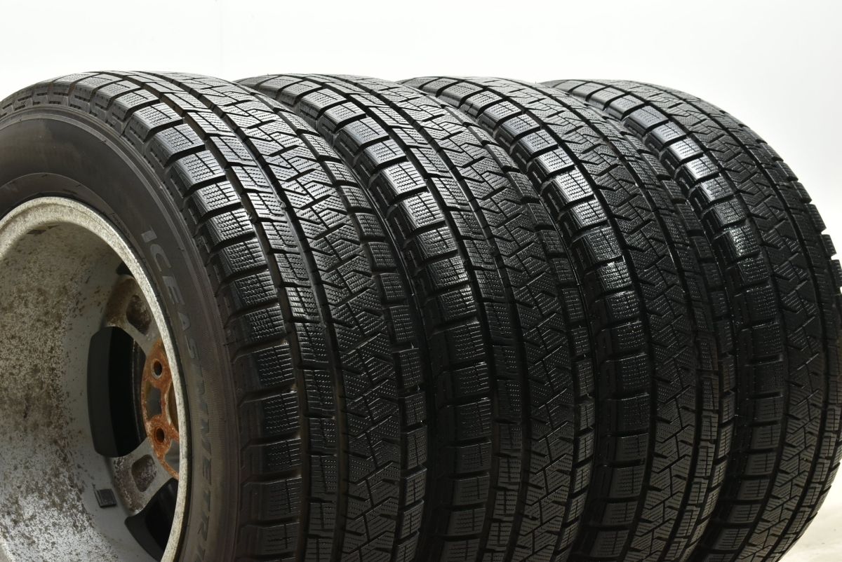 【良好品】ホンダ 純正オプション モデューロ 15in 6J +50 PCD114.3 ピレリ アイスアシンメトリコ 205/65R15 ステップワゴン オデッセイ