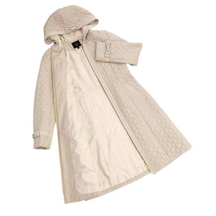 ★9/30まで限定価格★TOCCAキルティングコート ☆LESLEY ベージュ TOCCA トッカ LESLEY キルティング コート レスリー クローバー