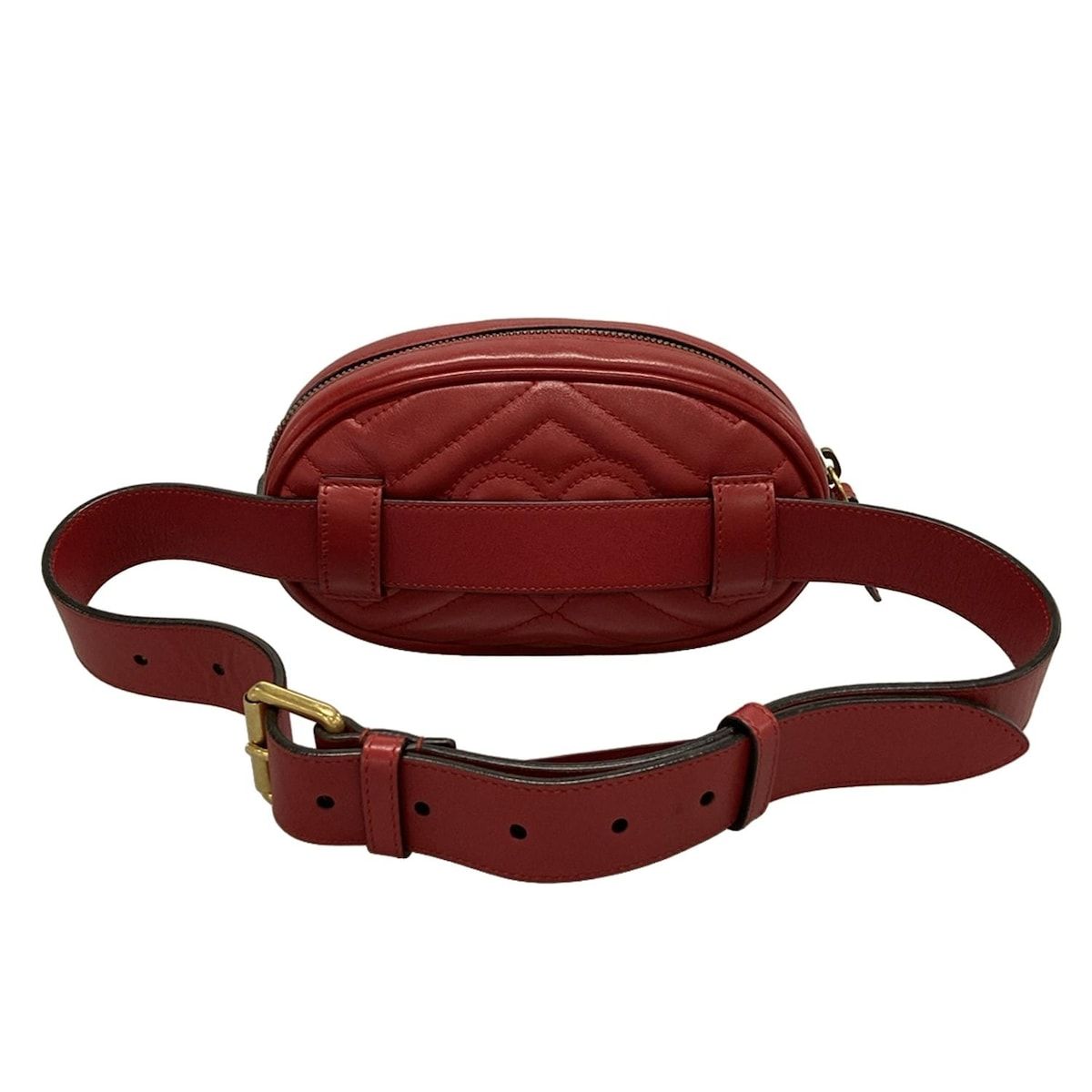 GUCCI(グッチ) ウエストポーチ GGマーモント キルティングレザー
