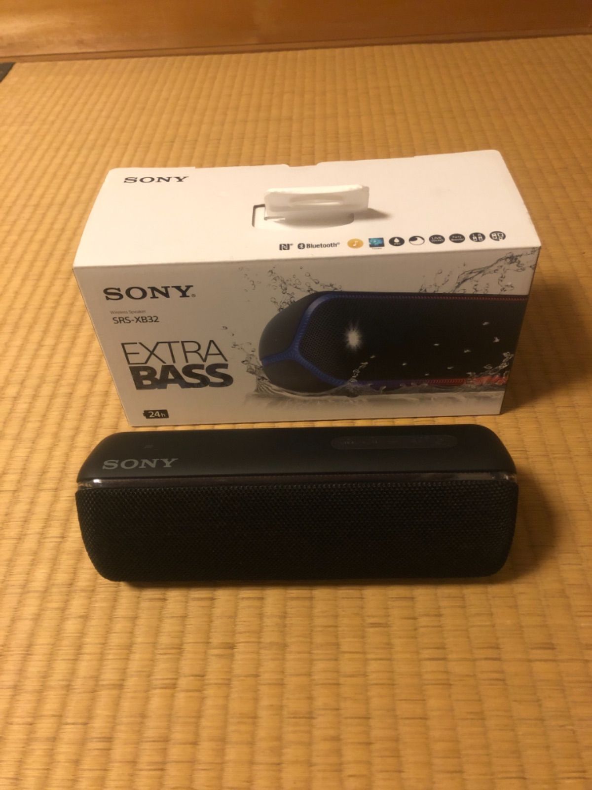 SONY SRS-XB32 Bluetoothスピーカー 2台 箱 説明書付き - スピーカー