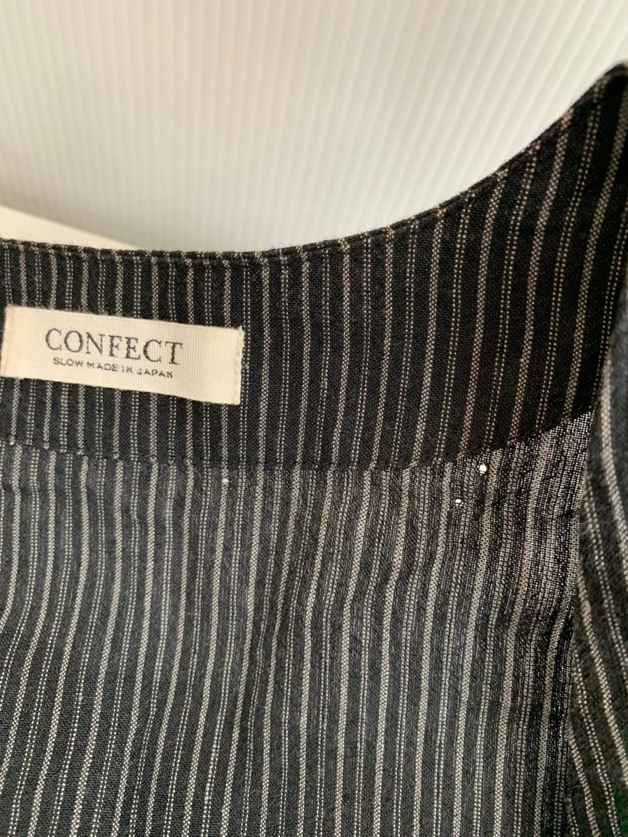 コンフェクト CONFECT リネン ペーパーストライプジャケット
