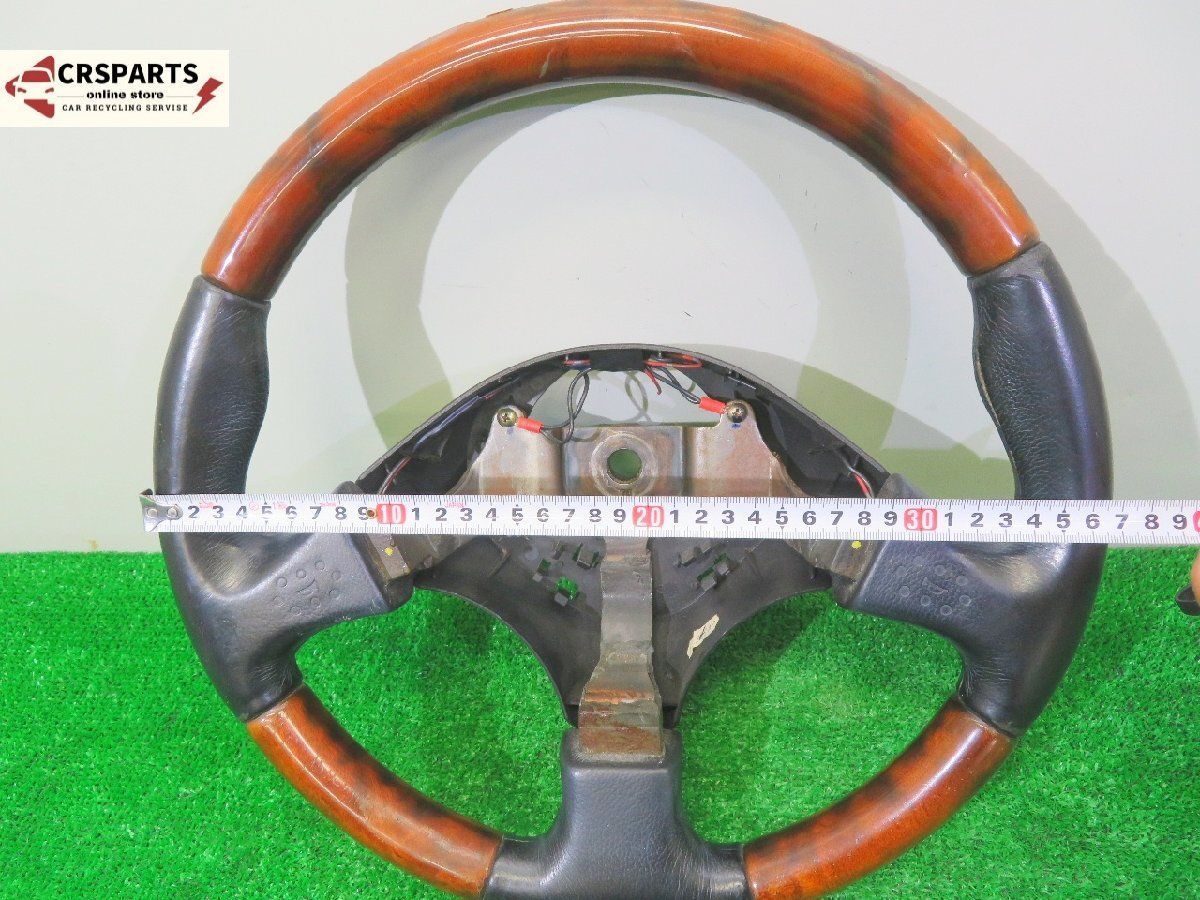 コペン L880K momo レザー ウッド ステアリング