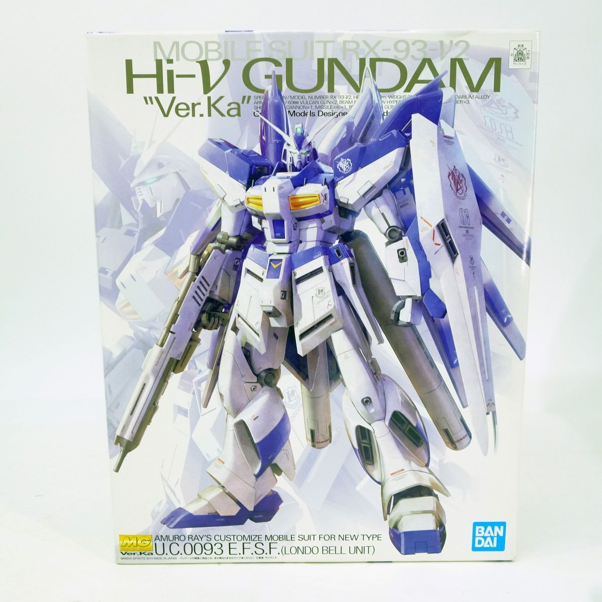 未組立】バンダイ MG 1/100 RX-93-ν2 HI-νガンダム Ver.Ka 機動戦士