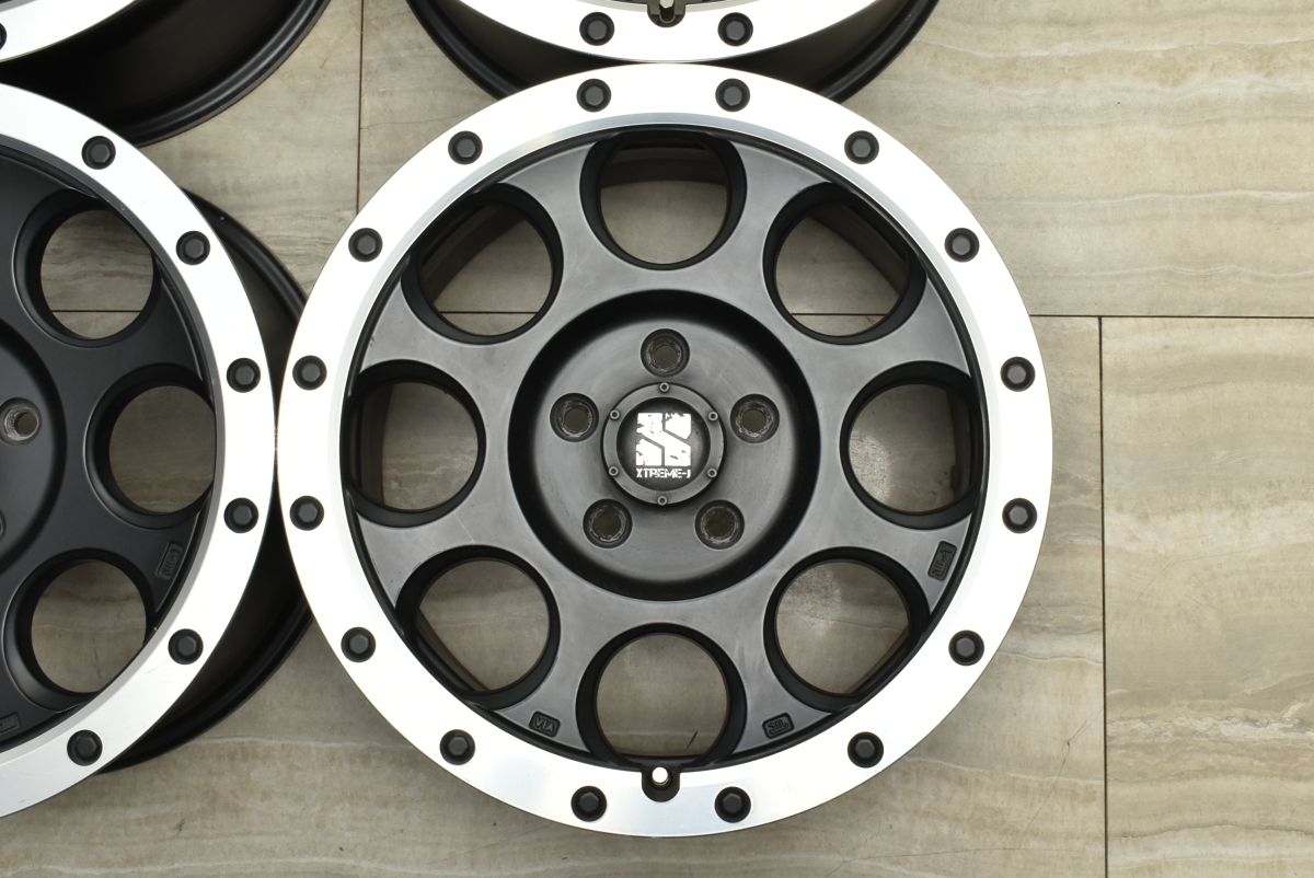 良好品】XTREME-J XJ03 18in 8J +50 PCD127 4本販売 Jeep WL WK 