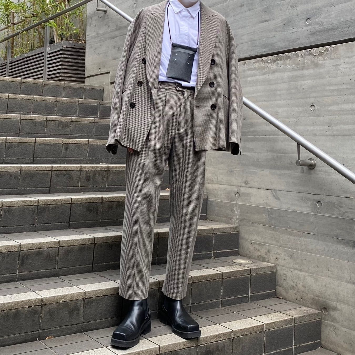 stein 20ss ガンクラブチェックセットアップ - メルカリ