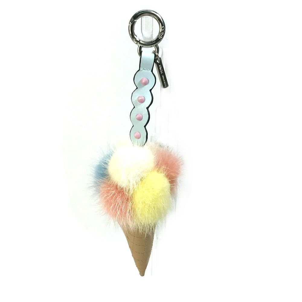 FENDI フェンディ バッグチャーム チャーム レザー - メルカリ