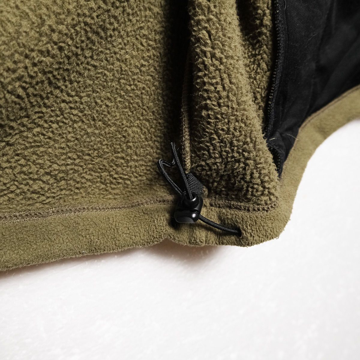 90's 00's オービス フェイクレザー切替 フリース ベスト 緑×茶系 (L) OD×ブラウン系 90年代 旧タグ オールド アウトドア ORVIS 90's 00's オービス フェイクレザー切替 フリース ベスト 緑×茶