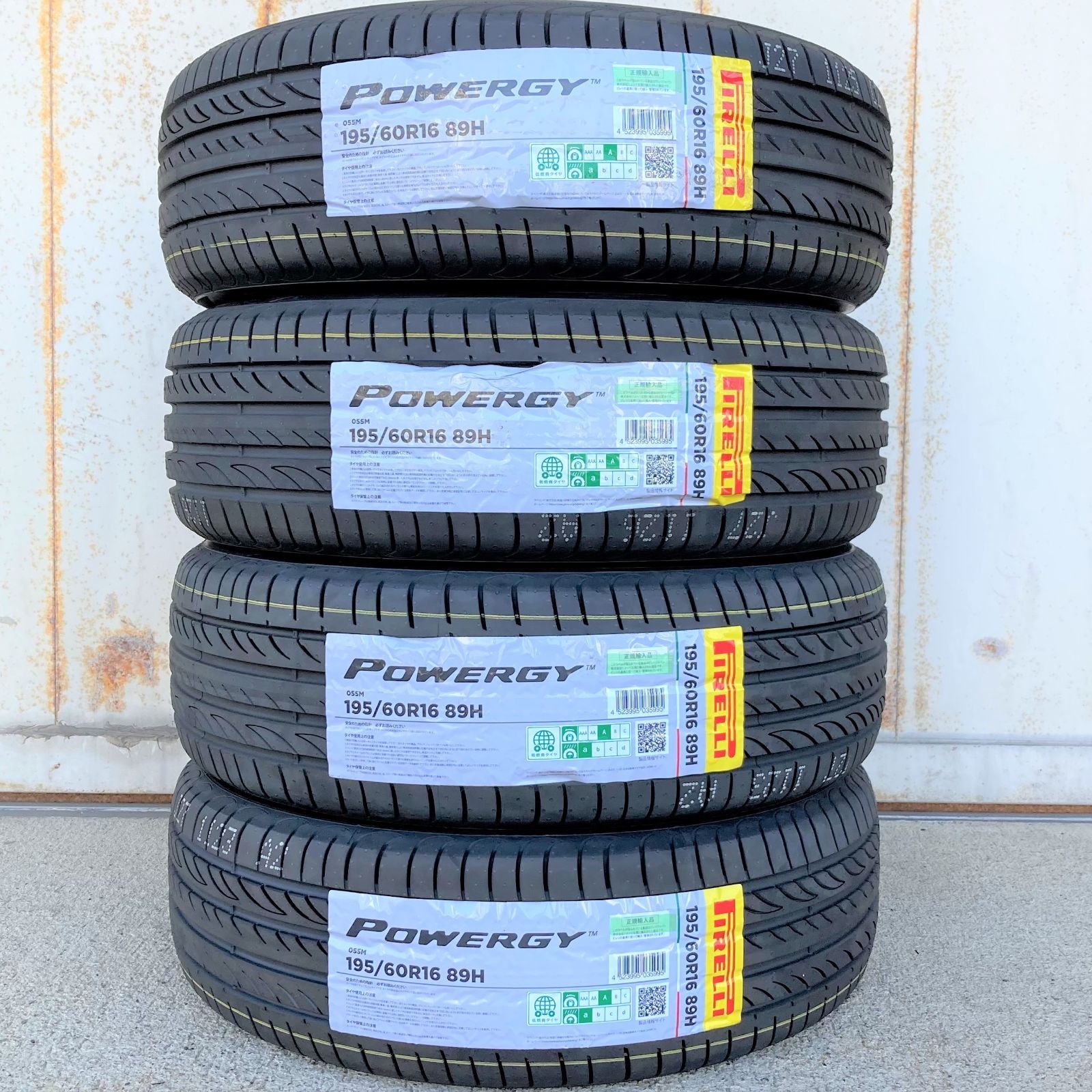 2022年製造】 195/60R16 ピレリ POWERGY TM サマータイヤ 195/60/16 4 