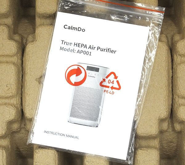 CalmDo 空気清浄機 True HEPA Air Purifier AP001 AC100-240V 50