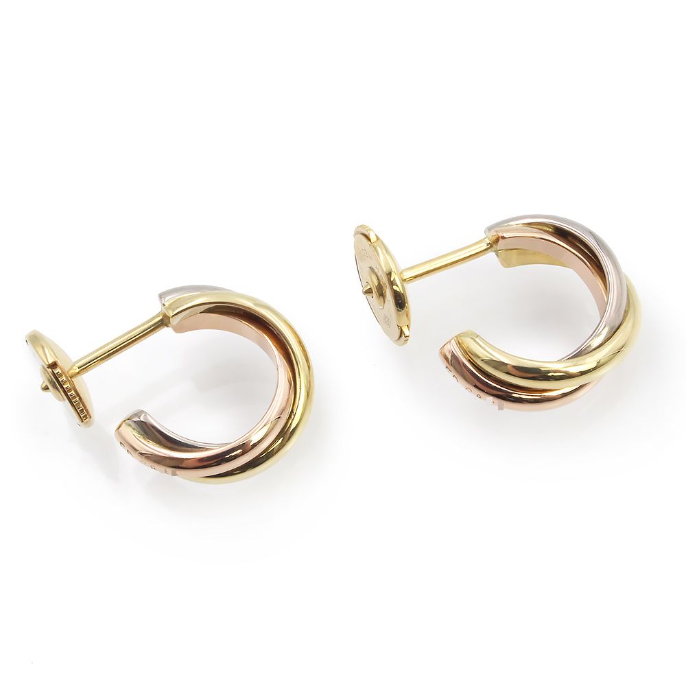 3色ピアス♪【Cartier】トリニティ ピアス ミニモデル/カラフル 3色ピアス♪【Cartier】トリニティ ピアス ミニモデル/カラフル