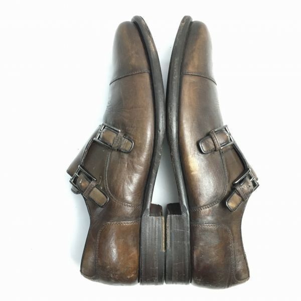 試着交換OK！a.testoni ア・テストーニ イタリア製 ダブルモンク