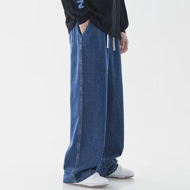 デニムパンツ ジーンズ メンズ ワイド デニム 春 秋 ストレート