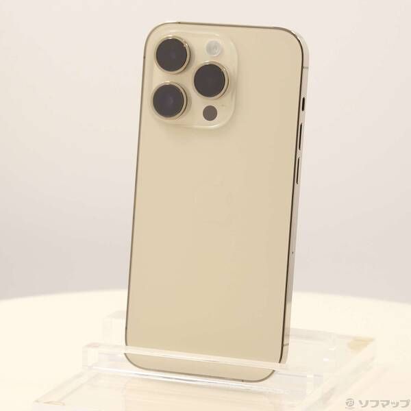 〔 品〕 iPhone14 Pro 128GB ゴールド MQ073J A SIMフリー 305