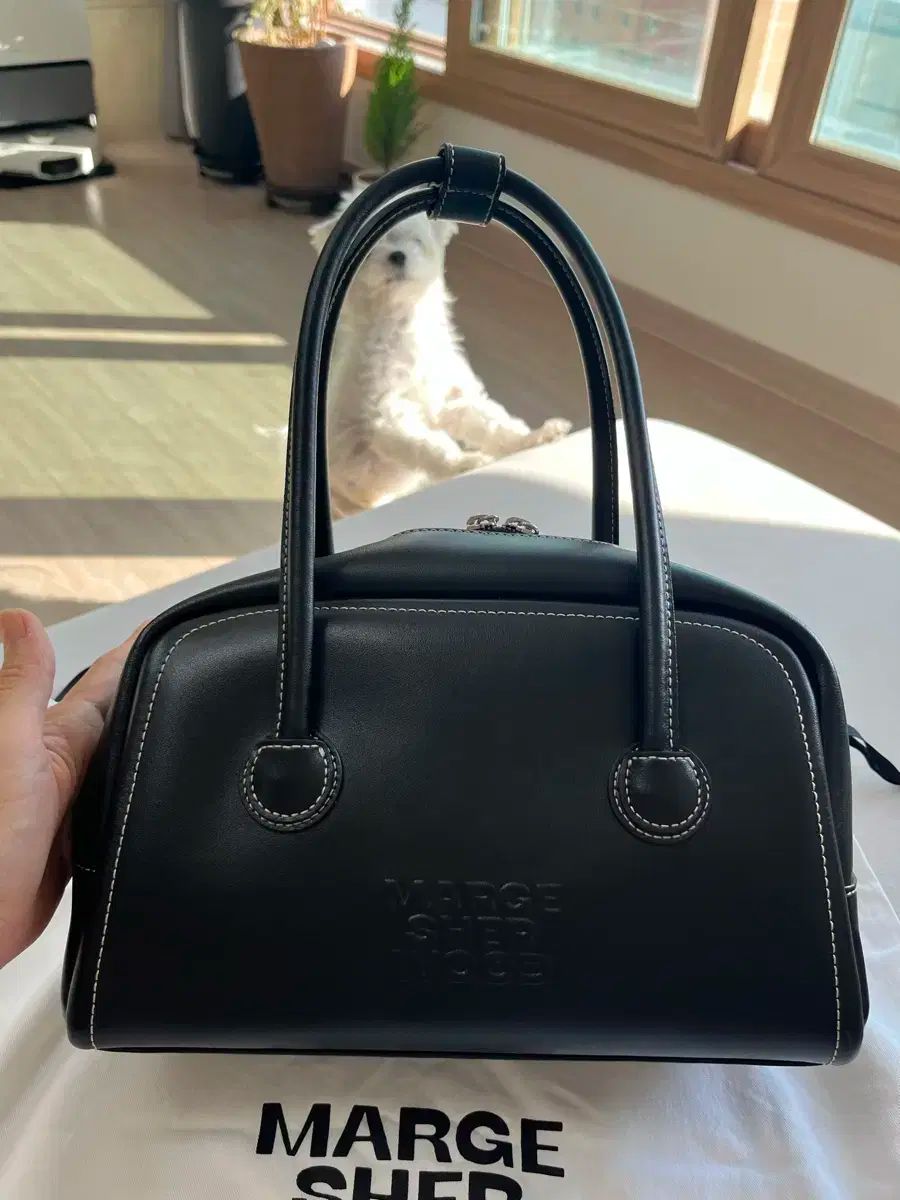 MARGESHERWOOD ソフトトートバッグ ブラック 状態 A