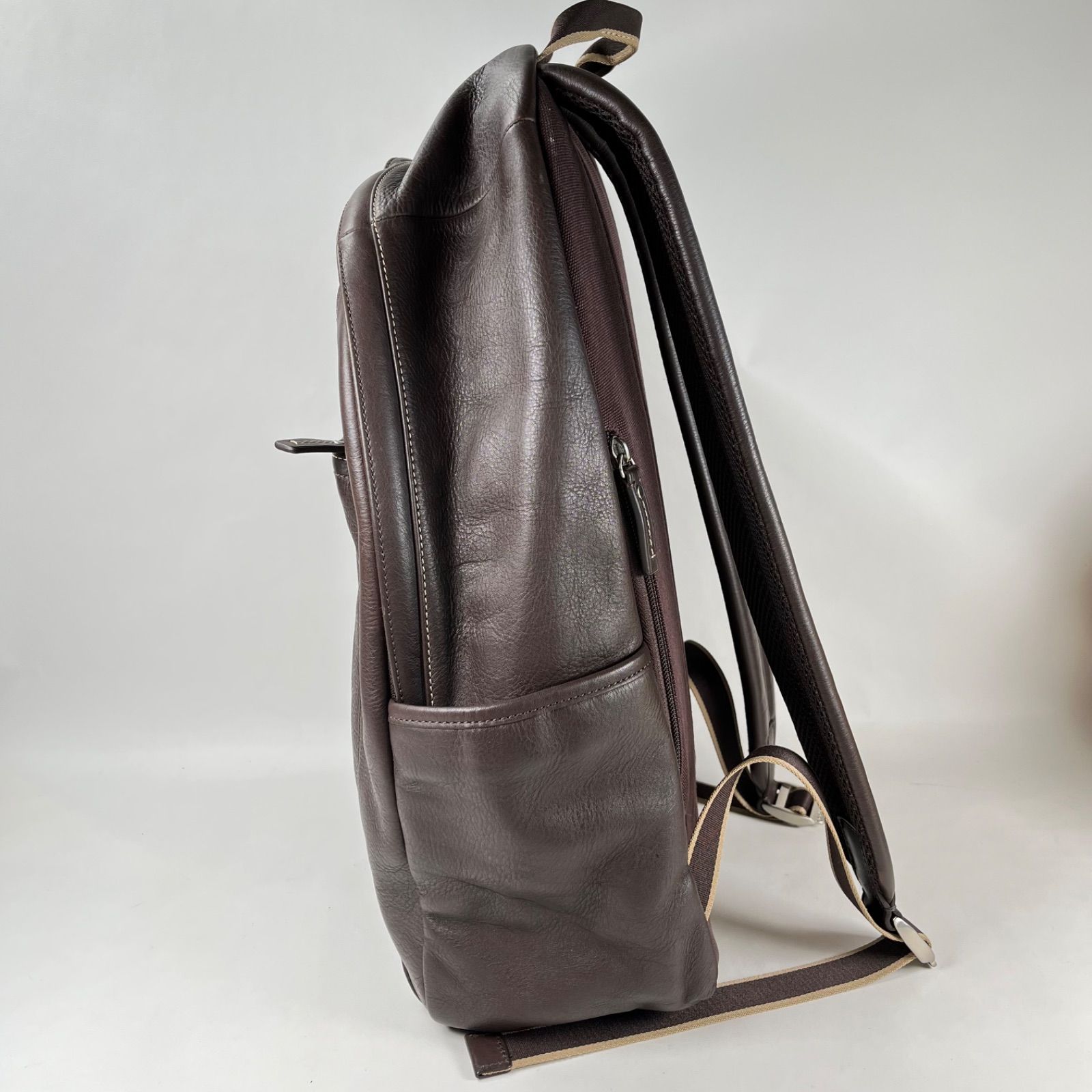 COACH コーチ ヘリテージ ウェブ レザー リュックサック バックパック 