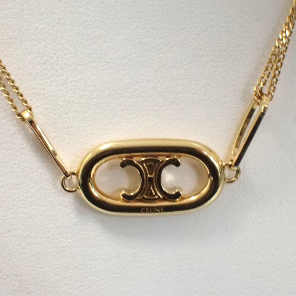 CELINE」トリオンフ ネックレス / ゴールド ブラス ゴールド CELINE