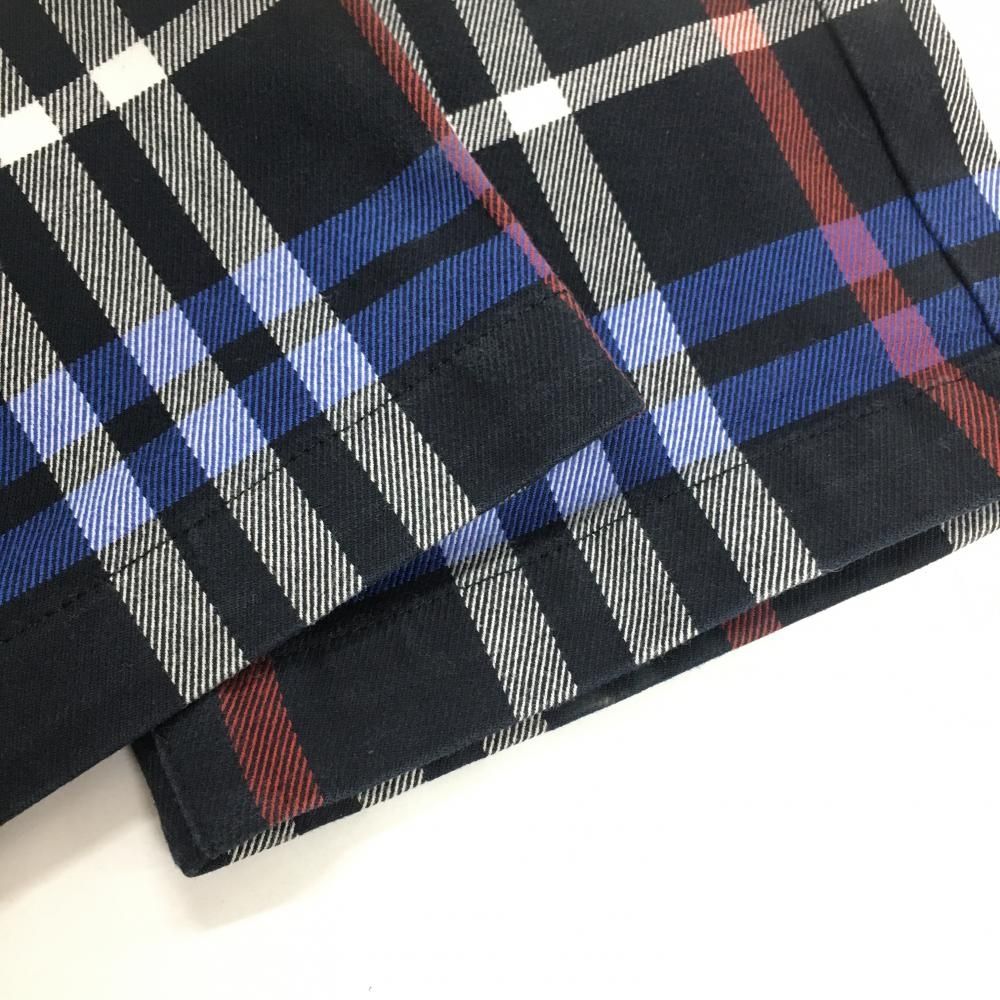 4635【美品】パーリーゲイツ　ロングパンツ チェック　S 紺 ネイビー PEARLY GATES - 4635【美品】パーリーゲイツ ロングパンツ チェック S