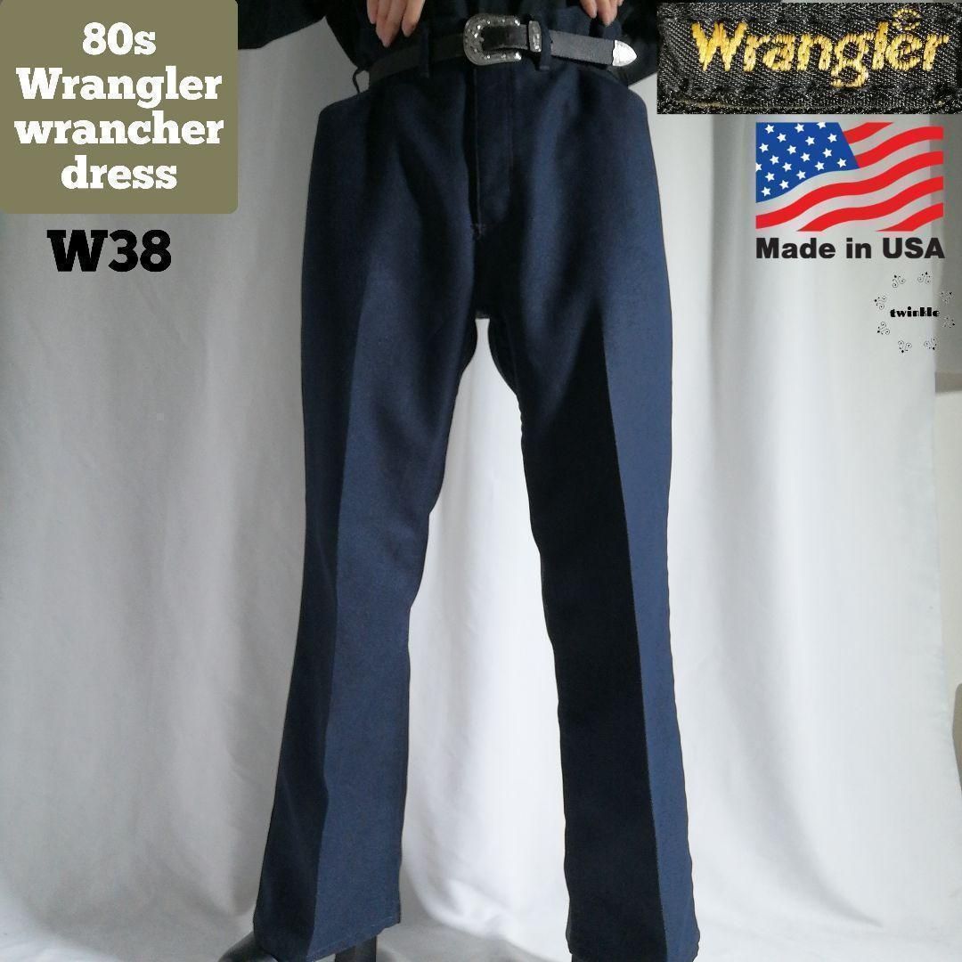 Wrangler〈ランチャードレスパンツ USA製 W38 L30 ブラック〉 楽天市場】アメリカ直輸入 US ラングラー ランチャードレス