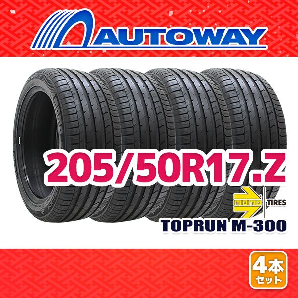 【AUTOWAY】 新品 205/50R17 サマータイヤ MOMO Tires TOPRUN M-300 17インチ 4本セット 夏タイヤ オートウェイ