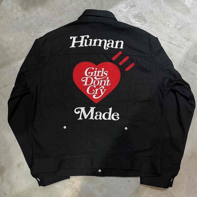 HUMAN MADE × GIRLS DONT CRY WORK JACKET SIZE-M ヒューマン HUMAN MADE × GIRLS DONT CRY WORK JACKET SIZE-M ヒューマン