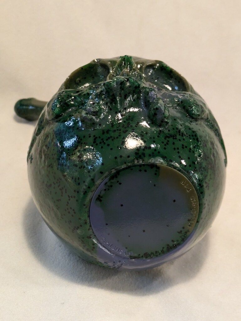 MEDICOM TOY PUSHEAD SOUR 蓄光⁄黄マーブル成型 MEDICOMTOY PUSHEAD