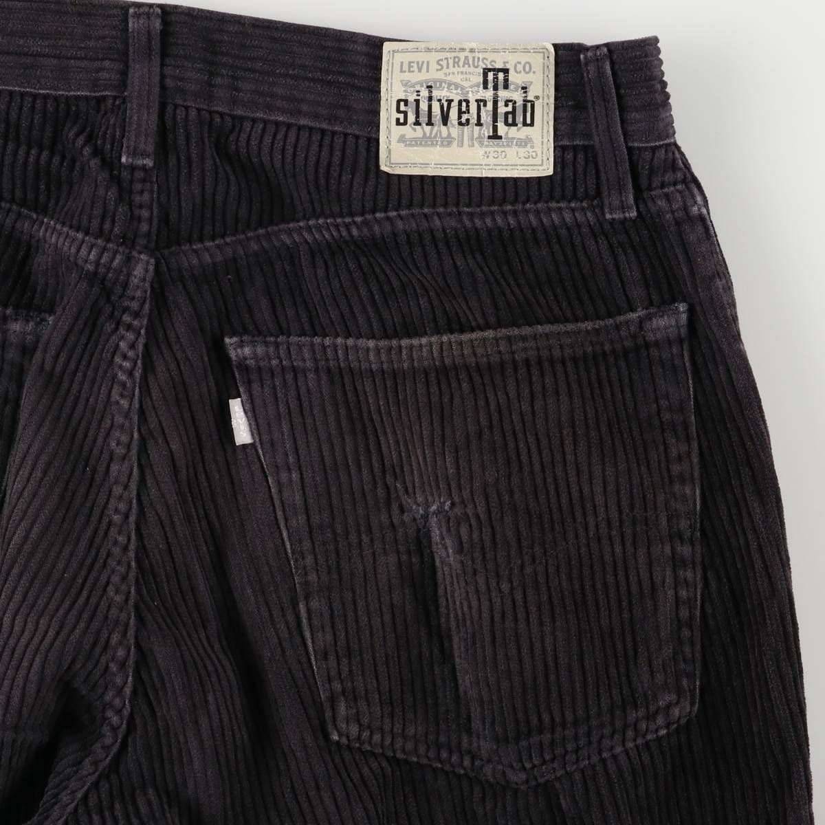 シルバータブ　リーバイス　復刻版　コーデュロイ　バギーパンツ　ワイドパンツ シルバータブ リーバイス 復刻版 コーデュロイ バギーパンツ