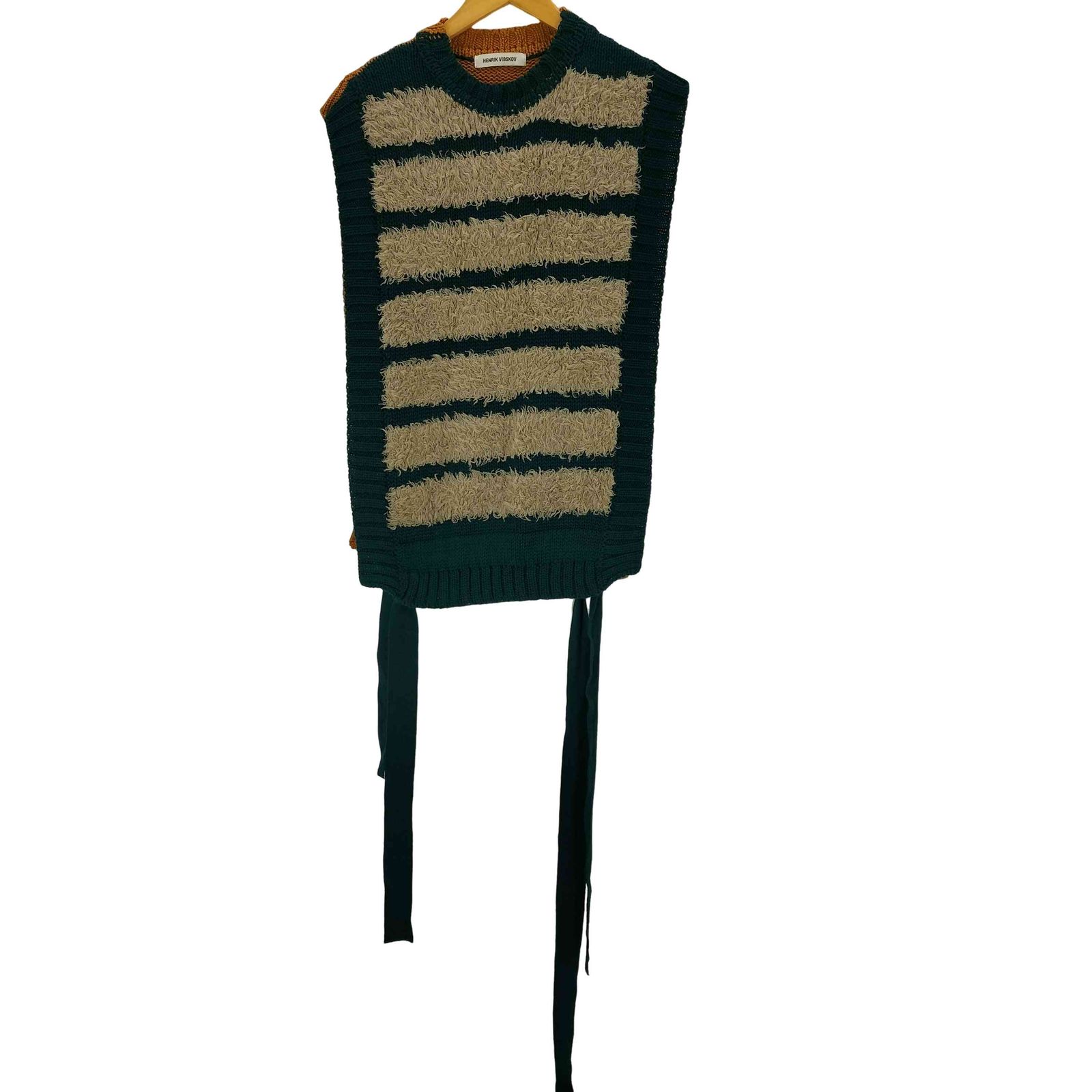 帽子 HENRIK VIBSKOV fringe Knit hood Henrik Vibskov Floppy Hat, Multi-Colored Checks – Glasswing