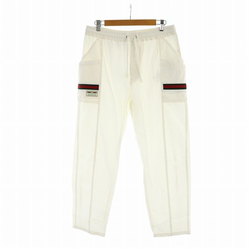 GUCCI ホワイト カーゴパンツ GUCCI ホワイト カーゴパンツ