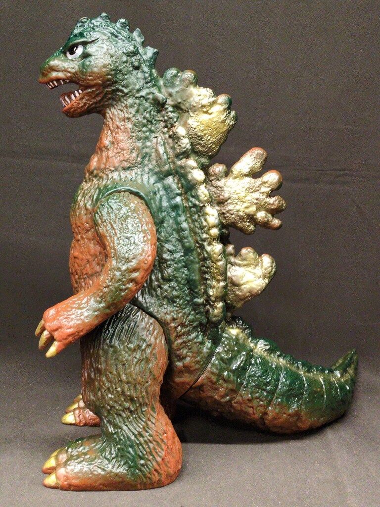 B-CLUB ブルマァク復刻怪獣シリーズ ゴジラ ジャイアントゴジラ 茶成型