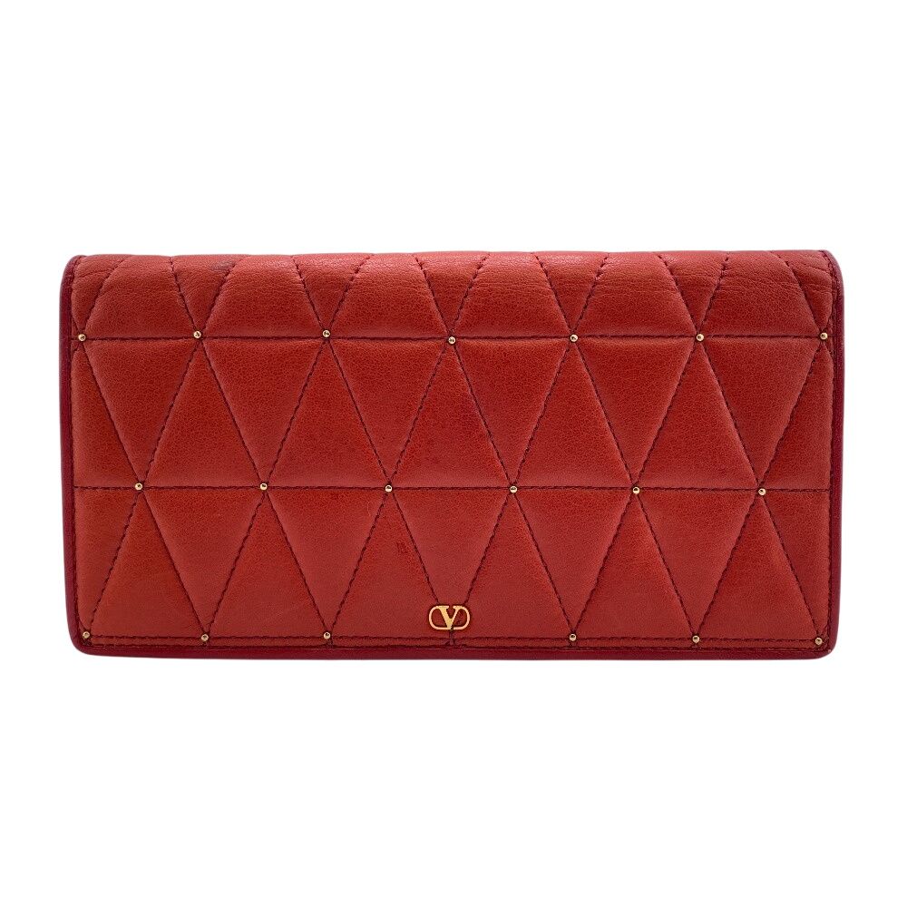 ヴァレンティノ　ガラヴァーニ　長財布　2つ折り　レッド　赤　がま口 ヴァレンティノガラヴァーニ Valentino Garavani 長財布 がま口 レッド