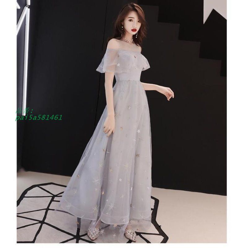 ウエディングドレス ロングドレス パーティードレス 10代 20代 30代40代 Aラインワンピース お呼ばれ 謝恩会 二次会 披露宴 成人式 pai5a581461