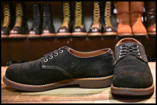 レッドウィング 8055 黒スエード ブラック 短靴 ローカット ブーツ