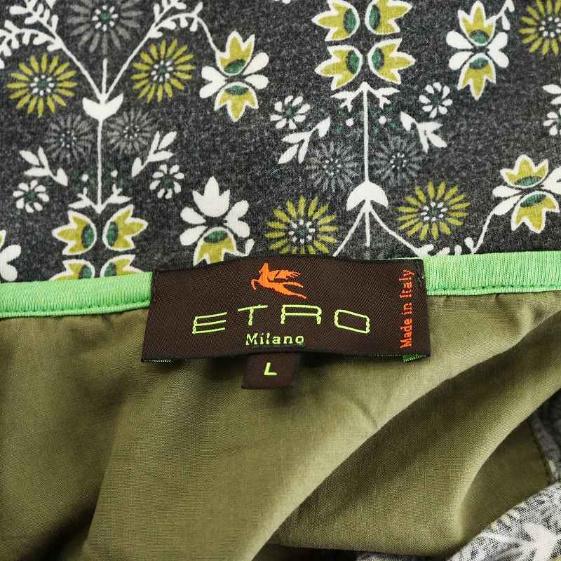 【希少モデル】エトロ ETRO★ボタニカル 花柄ポロシャツ M 春夏 エトロ ETRO ポロシャツ 半袖 花柄 L カーキ /AN10 - メルカリ
