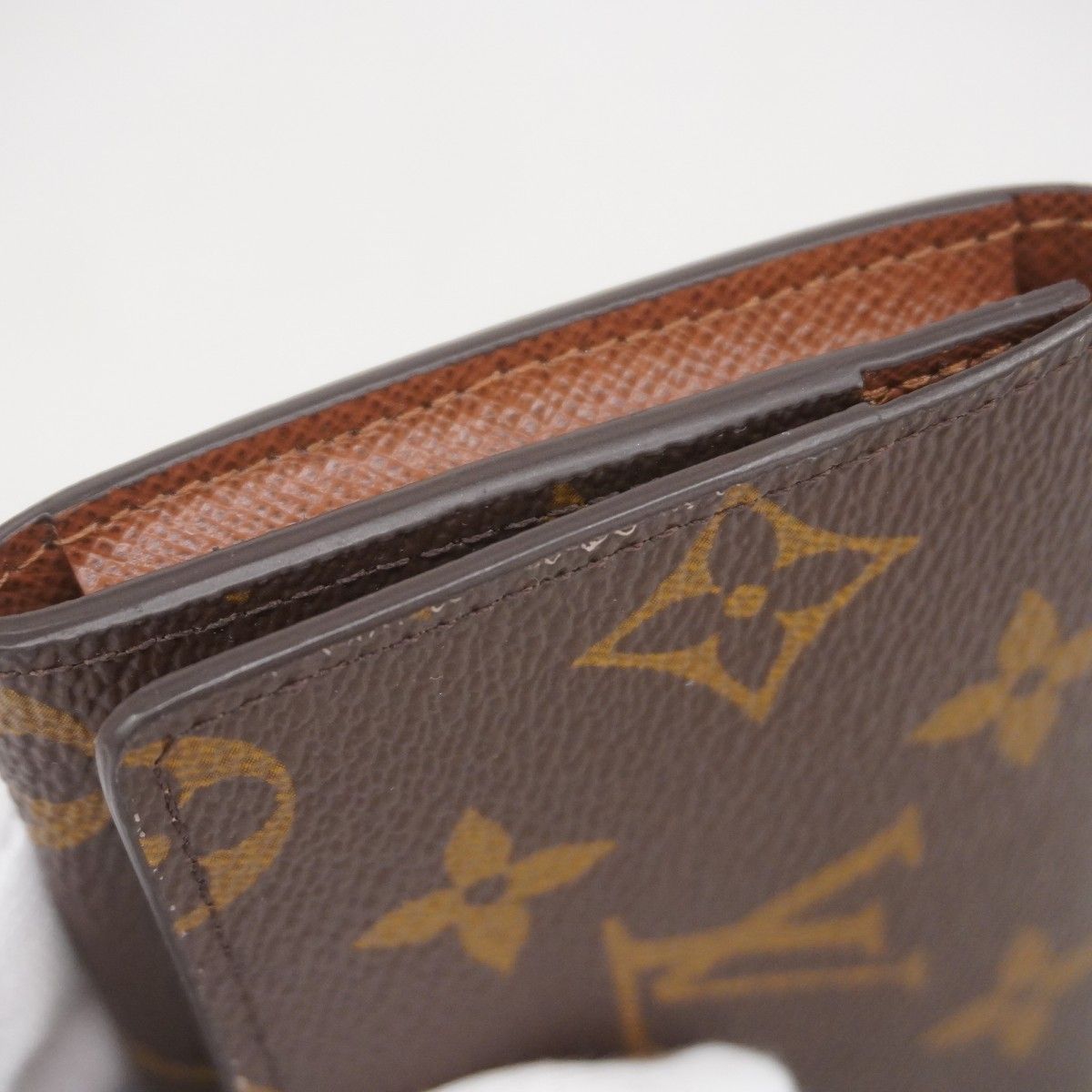 Louis Vuitton モノグラム 名刺入れ ブラウン　中古品 LOUIS VUITTON ルイヴィトン キーポルXS M80950 アエログラム