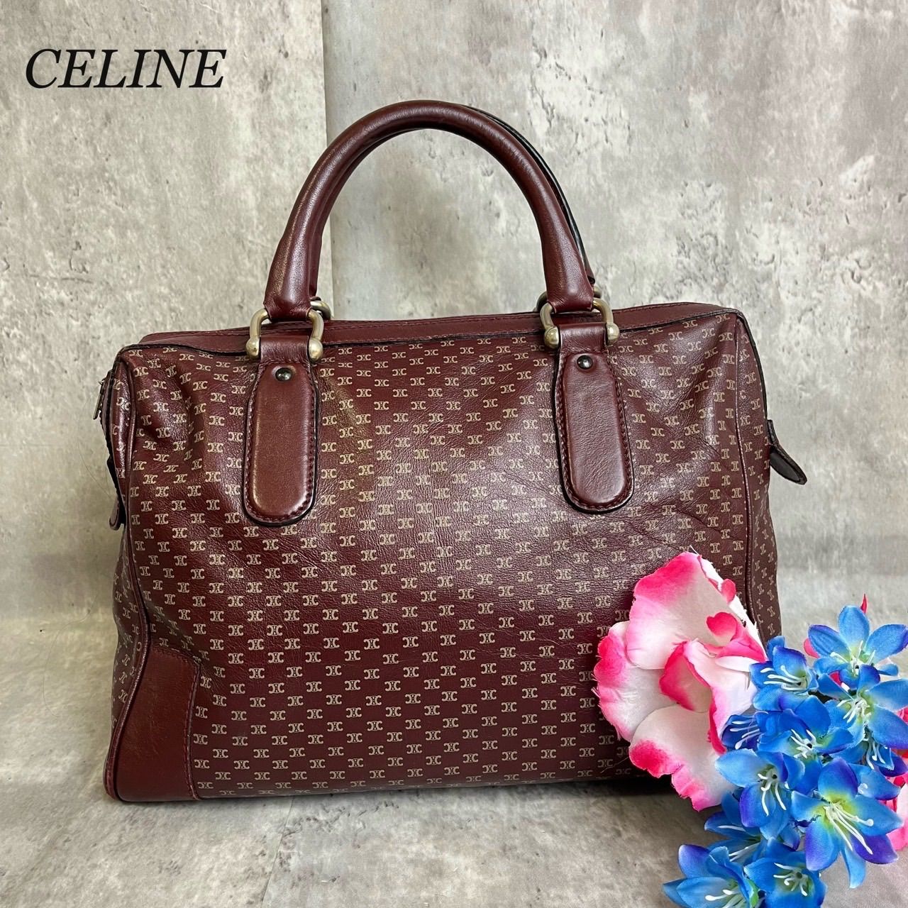 CELINE／セリーヌ】よりマカダム柄ボストンバッグが買取入荷