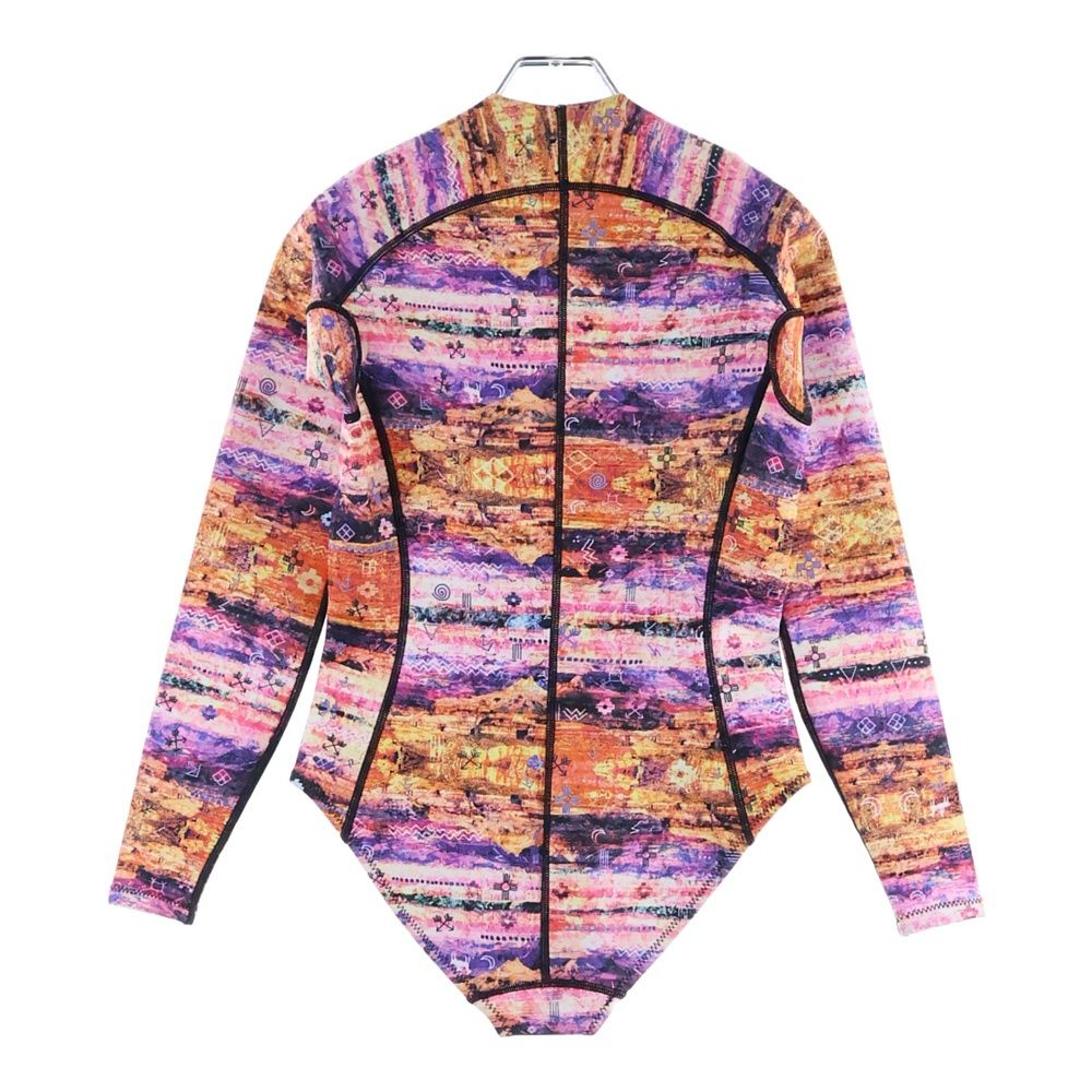 KASSIA カシア ロングスリーブスプリングトップ フロントジップサーフウェット 水着スイムウェア レディース パープル