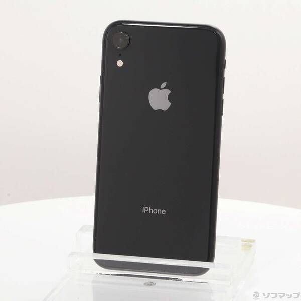 スマートフォン・携帯電話 〔品〕 iPhoneXR 64GB ブラック MT002J／A
