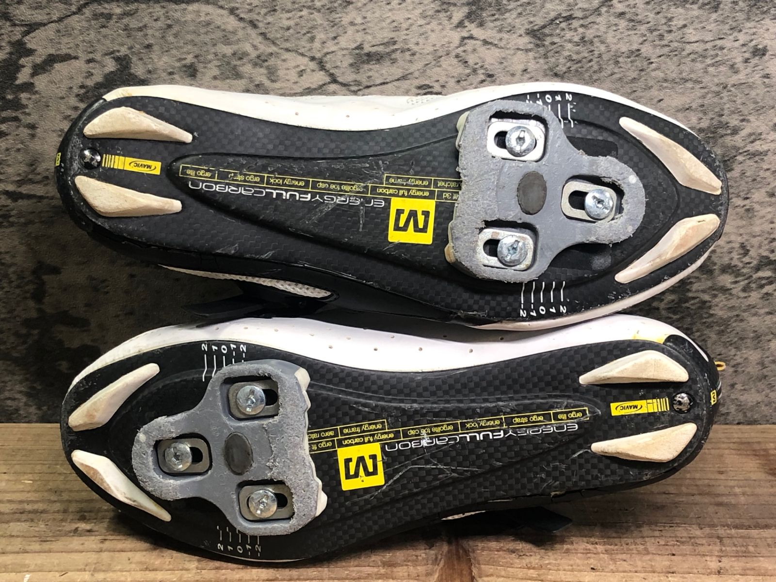 mavic ビンディングシューズ 美品 MAVIC ZXELLIUM ROAD用ビンディングシューズ 27㎝