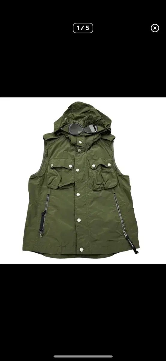 CP カンパニー 2013 SS オリーブ カーキ ナイロン ベスト