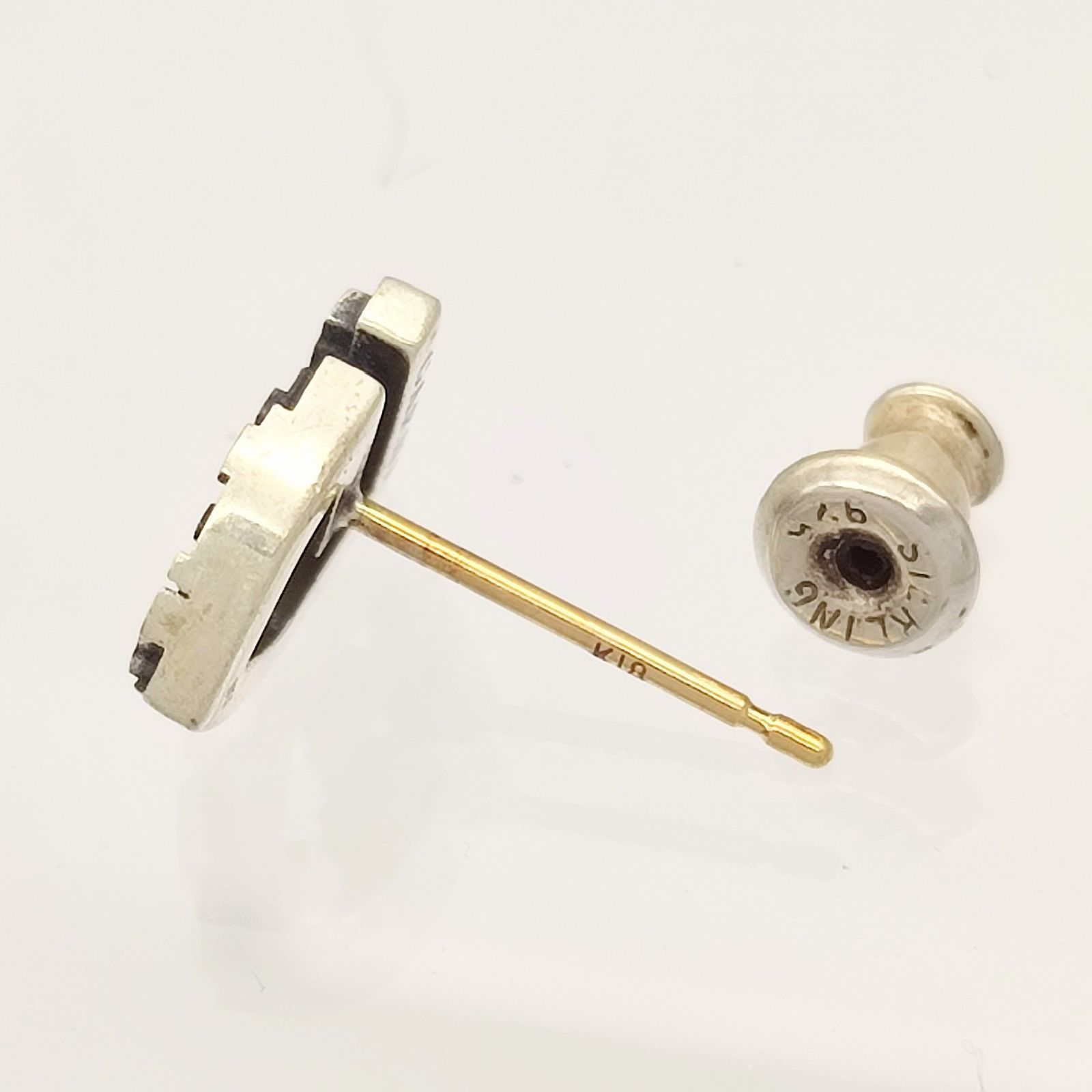 K18×シルバー925 STERLINGSILVER