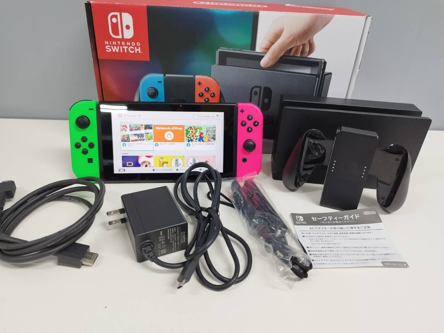 良品】Nintendo Switch/HAC-001/2017年製/HAC-S-KABAA 【公式通販】