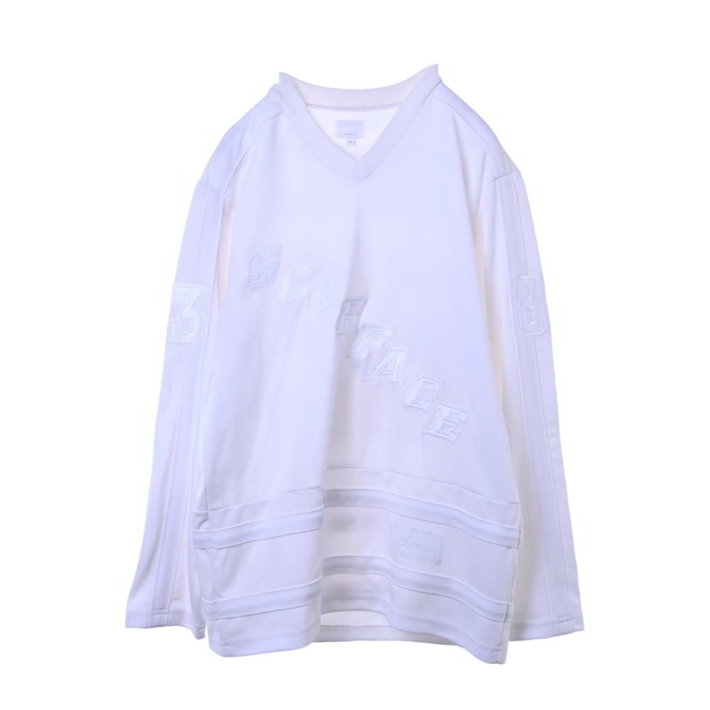 Supreme Scarface Hockey Jersey ホワイト M Supreme Scarface hockey Jersey スカーフェイス ホッケー ジャージ M