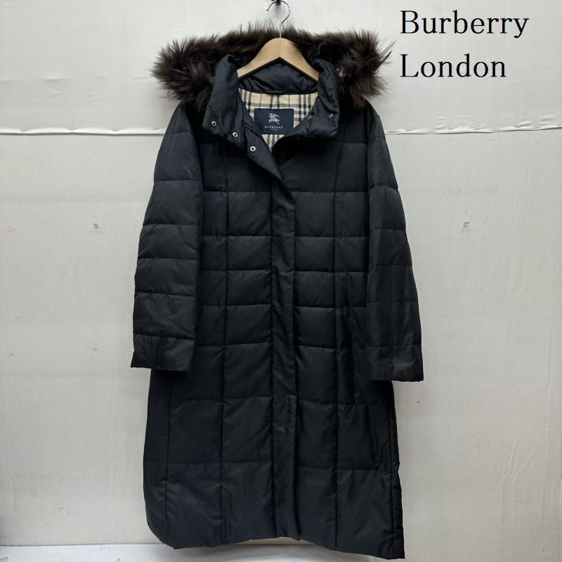 BURBERRY LONDON　モヘア混ウールコート　裏地　総ノバチェック　40 BURBERRY LONDON モヘア混ウールコート 裏地 総ノバチェック 40