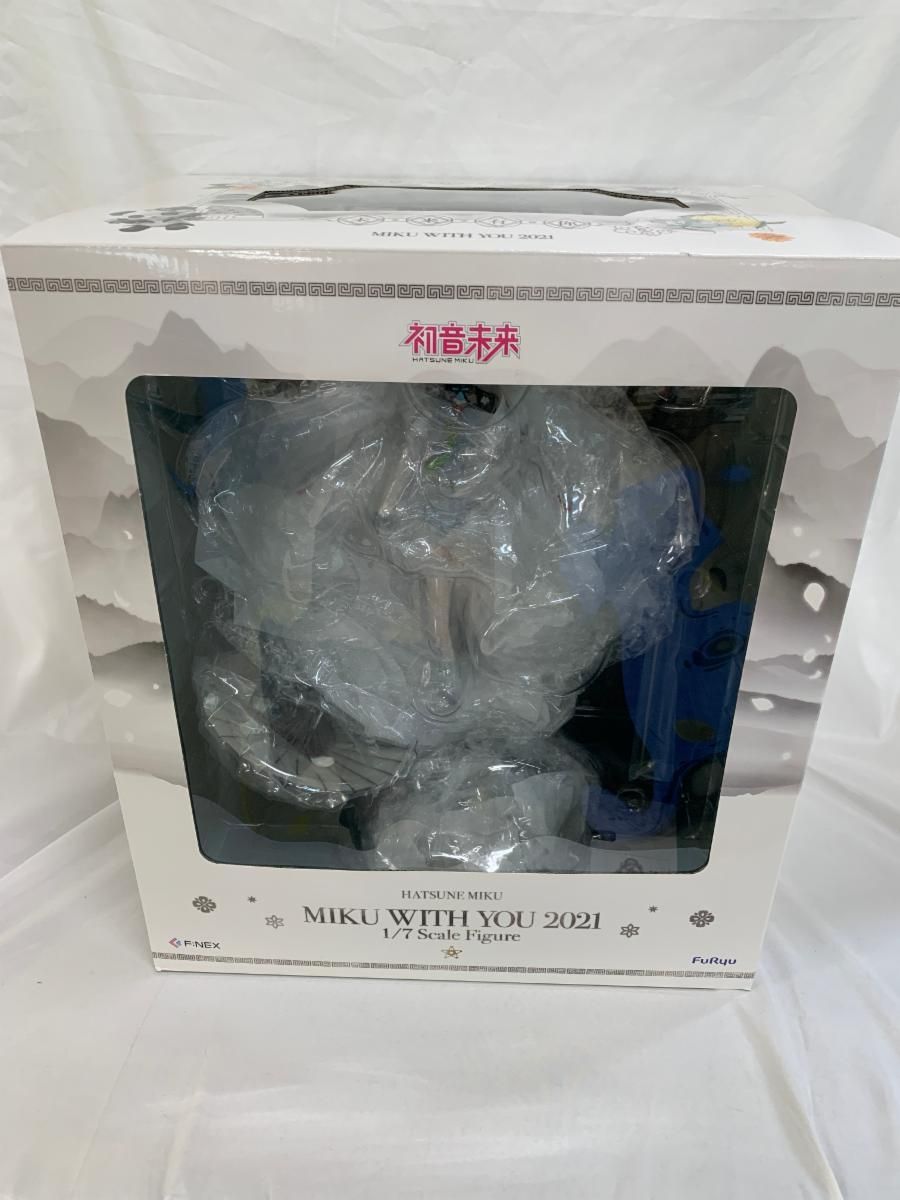 【未開封】初音ミク MIKU WITH YOU 2021Ver. キャラクター・ボーカル・シリーズ 01 初音ミク 1/7 F：NEX限定 F:NEX(フェネクス) / 初音ミク 初音ミク「MIKU WITH YOU 2021