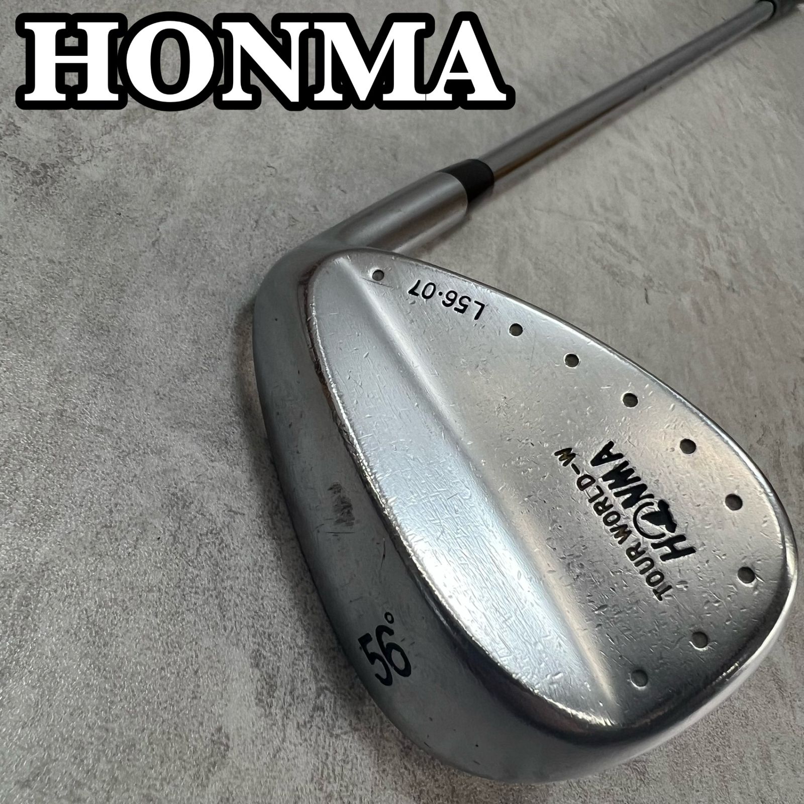 本間ゴルフ - HONMA　ホンマ　TOUR　WORLD　ツアーワールド　メンズゴルフウェッジ　SW　サンド　スチール　56°　右利き用　WEDGE　34.5インチ　D-2 HONMA ホンマ TOUR WORLD ツアーワールド メンズゴルフウェッジ