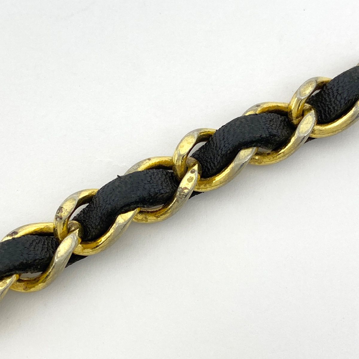 シャネル CHANEL ココマーク チェーン ベルト 3連 ベルト GP レザー